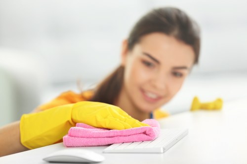 Local business carpets being deep cleaned in SW17