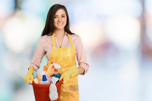 Booking and access policy illustration for cleaning services