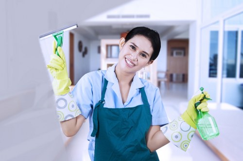 Detailed post-construction cleaning of floors and fixtures in SW17