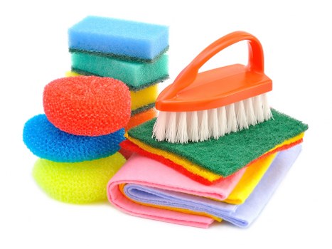 Commercial and residential clearance items ready for removal in SW17
